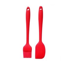 Heat Resistant wholesale food grade kitchen BBQ silicone spatula brush